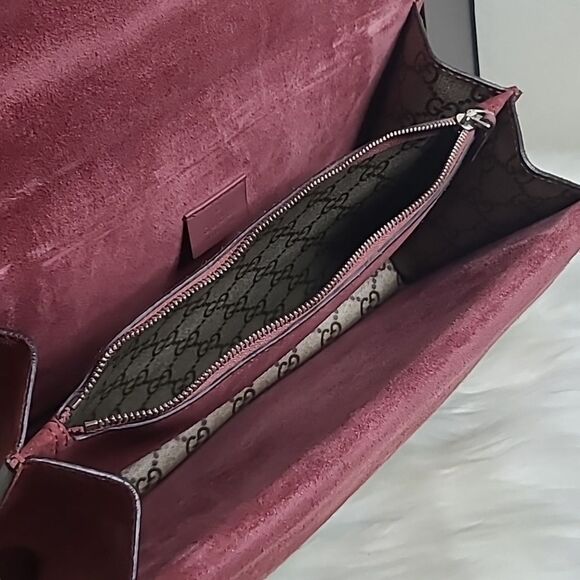 💯Authentic Gucci Dionysus GG Blooms Shoulder Bag- GM Size 🍀 - Picture 12 of 17